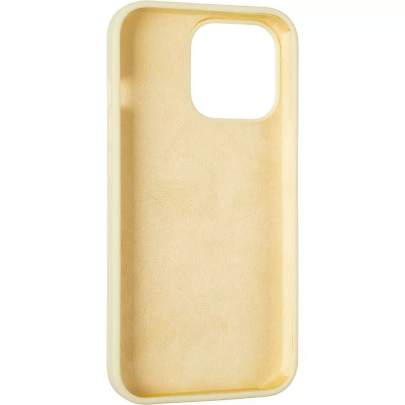 Чехол 1TOUCH Original Full Soft Case for iPhone 13 Pro Mellow Yellow (Without logo) - фото 3