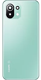 Задняя крышка корпуса Xiaomi Mi 11 Lite / Mi 11 Lite 5G / 11 Lite 5G NE со стеклом камеры Original Mint Green - фото Задняя крышка корпуса Xiaomi Mi 11 Lite / Mi 11 Lite 5G / 11 Lite 5G NE со стеклом камеры Original Mint Green