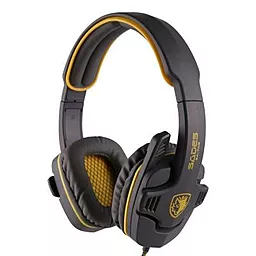 Наушники Sades SA-708 Grey/Yellow (SA708-G-Y) - фото Наушники Sades SA-708 Grey/Yellow (SA708-G-Y)