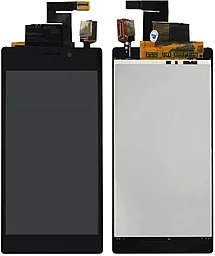 Дисплей Sony Xperia M2 (D2302, D2303, D2305, D2306) с тачскрином, оригинал, Black - фото Дисплей Sony Xperia M2 (D2302, D2303, D2305, D2306) с тачскрином, оригинал, Black