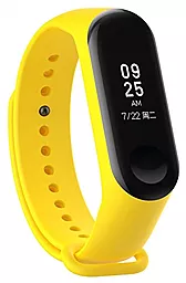 Спортивный браслет (фитнес-трекер) Xiaomi Mi Band 3 (Yellow) + чёрный ремешок - миниатюра 2
