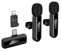 Петличный микрофон Hoco L20A Fair iP/Type-C - фото Петличный микрофон Hoco L20A Fair iP/Type-C