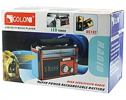 Радіоприймач Golon RX-382 Red - мініатюра 5