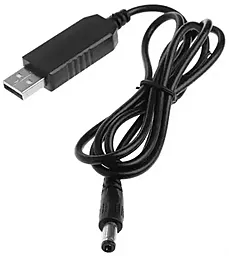 Кабель USB EasyLife 9v 0.19m USB-A - DC 5.5x2.1 black