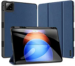 Чехол для планшета Dux Ducis Domo Series для Xiaomi Pad 6S Pro 12.4" Blue - фото Чехол для планшета Dux Ducis Domo Series для Xiaomi Pad 6S Pro 12.4" Blue
