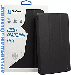 Чехол для планшета BeCover Smart Case для Apple iPad Air 5 (2022) 10.9" Black (710770) - фото Чехол для планшета BeCover Smart Case для Apple iPad Air 5 (2022) 10.9" Black (710770)