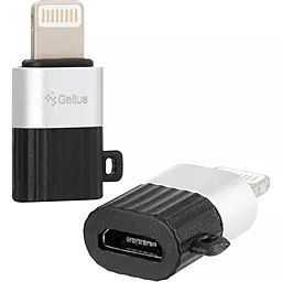 Адаптер-переходник Gelius GP-OTG004 Adapter Micro to Lightning Black - фото Адаптер-переходник Gelius GP-OTG004 Adapter Micro to Lightning Black
