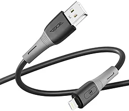Кабель Ridea RC-M133 Spring USB-A - Lightning 12w 2.4a 1м cable Black - миниатюра 2 Кабель Ridea RC-M133 Spring USB-A - Lightning 12w 2.4a 1м cable Black - миниатюра 2