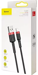 Кабель USB Baseus Cafule 3M Lightning Cable Red/Black (CALKLF-R91) - миниатюра 3