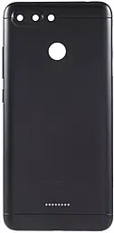 Задняя крышка корпуса Xiaomi Redmi 6 на 2 SIM со стеклом камеры Original Black - фото Задняя крышка корпуса Xiaomi Redmi 6 на 2 SIM со стеклом камеры Original Black