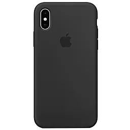 Чехол Silicone Case Full для Apple iPhone XS Max  Dark Grey