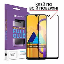 Защитное стекло MAKE Full Cover Full Glue Samsung M307 Galaxy M30s, M215 Galaxy M21 Black (MGFSM30S)