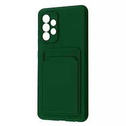 Чехол Wave Colorful Pocket для Samsung Galaxy A52 (A525F) Dark Green