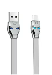 Кабель USB Hoco U14 Steel man USB Type-C Cable Gray - миниатюра 2