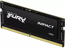 Оперативна пам'ять для ноутбука Kingston Fury 16 GB SO-DIMM DDR5 6400 MHz Impact (KF564S38IB-16)