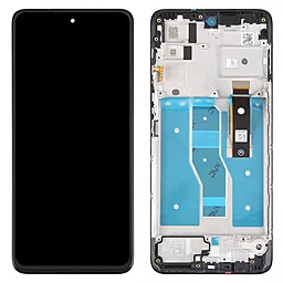 Дисплей Motorola Moto G52, Moto G71S (XT2221) з тачскріном і рамкою, (OLED), Black