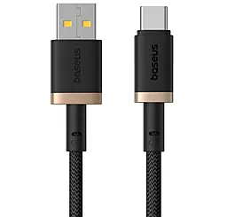 Кабель Baseus Dura Series Fast Charging USB-A - Type-C 60w 3a 2м cable Black/Gold (P10377802U01-02) - фото Кабель Baseus Dura Series Fast Charging USB-A - Type-C 60w 3a 2м cable Black/Gold (P10377802U01-02)