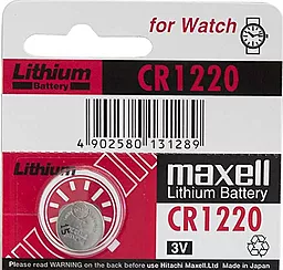 Батарейки Maxell CR1220 1шт 3 V