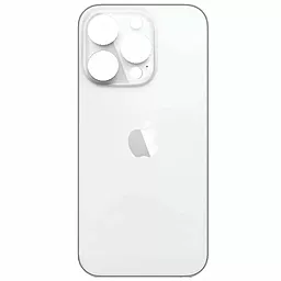 Задняя крышка корпуса Apple iPhone 14 Pro (small hole) Silver