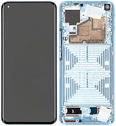 Дисплей Xiaomi Mi 11 с тачскрином и рамкой, оригинал, Blue - фото Дисплей Xiaomi Mi 11 с тачскрином и рамкой, оригинал, Blue