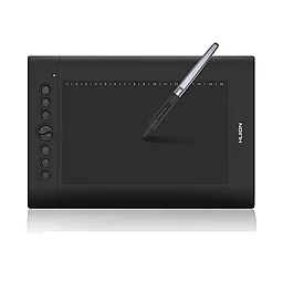 Графічний планшет Huion H610 Pro V2 + рукавичка Black