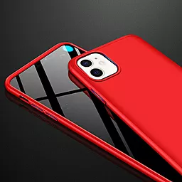 Чохол LikGus GKK 360 градусів (opp) для Apple iPhone 12 (6.1") Червоний - мініатюра 2
