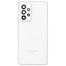 Задняя крышка корпуса Samsung Galaxy A53 5G A536 со стеклом камеры White