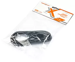 Кабель USB Maxxter 1.8M micro USB Cable Black (U-AMM-6) - миниатюра 2