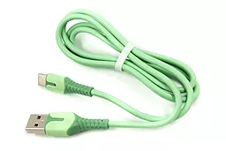USB Кабель Dengos USB to USB Type-C Mint Green (PLS-TC-IND-SOFT-MINT)