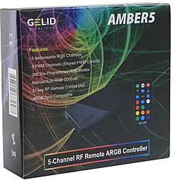Контролер GELID Solutions AMBER5 ARGB (RF-RGB-01) - миниатюра 5