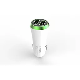Автомобильное зарядное устройство LDNio 2USB Car charger 3.4A Green (DL-C27) - миниатюра 6