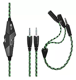 Наушники Gemix X-370 Black/Green - миниатюра 4