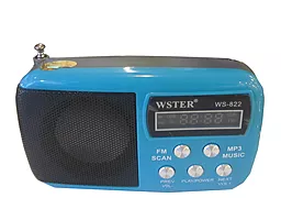 Радиоприемник WSTer WS-822 Blue - миниатюра 2