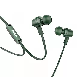 Навушники Hoco M86 Oceanic universal earphones Army Green