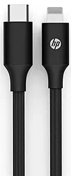 Кабель HP USB Type-C - Lightning 18w 3a 1м PD сable Black - фото Кабель HP USB Type-C - Lightning 18w 3a 1м PD сable Black