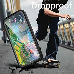 Чехол Shellbox DOT Waterproof Case для iPhone 14 Pro Black - миниатюра 4