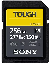 Карта памяти Sony SDXC 256GB Tough Class 10 UHS-II U3 V60 (SFM256T.SYM)