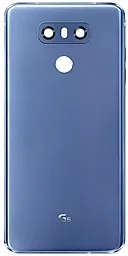 Задня кришка корпусу LG G6 H870 / G6 H871 / G6 H872 / G6 H873 / G6 LS993 зі склом камери Marine Blue - фото Задня кришка корпусу LG G6 H870 / G6 H871 / G6 H872 / G6 H873 / G6 LS993 зі склом камери Marine Blue