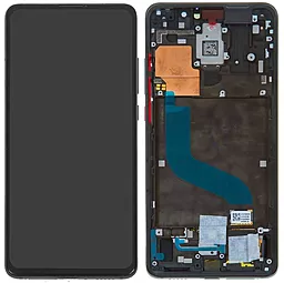 Дисплей Xiaomi Mi 9T, Mi 9T Pro, Redmi K20, Redmi K20 Pro с тачскрином и рамкой, оригинал, Black