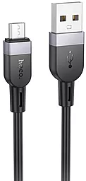 Кабель Hoco X109 USB-A - micro USB 12w 2.4a 3м cable Black - фото Кабель Hoco X109 USB-A - micro USB 12w 2.4a 3м cable Black