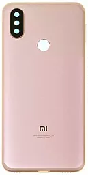 Задняя крышка корпуса Xiaomi Mi 6X / Mi A2 со стеклом камеры Rose Gold - фото Задняя крышка корпуса Xiaomi Mi 6X / Mi A2 со стеклом камеры Rose Gold