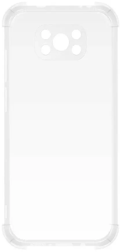 Чохол ACCLAB Shockproof для Xiaomi Poco X3 Transparent - фото 1