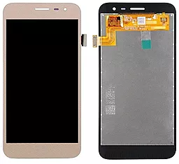Дисплей Samsung Galaxy J2 Core J260 з тачскріном, оригінал, Gold
