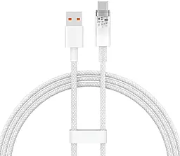 Кабель Baseus Smart Temperature Control USB-A - Type-C 100w 5a 1м cable White (CATS010402) - фото Кабель Baseus Smart Temperature Control USB-A - Type-C 100w 5a 1м cable White (CATS010402)