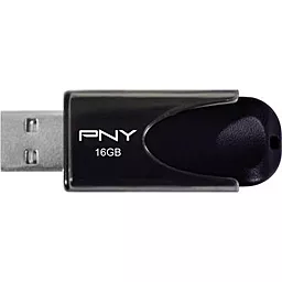 Флешка PNY 16GB Attache4 USB 2.0 (FD16GATT4-EF) Black - фото Флешка PNY 16GB Attache4 USB 2.0 (FD16GATT4-EF) Black