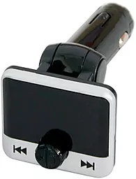 Автомобильное зарядное устройство с FM-модулятором EasyLife H22+BT 10.5W 2.1A USB-A Black - миниатюра 2