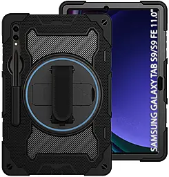 Бронированный чехол Becover Samsung Galaxy Tab S9 (SM-X710, SM-X716), S9 FE (SM-X510, SM-X516B) 11.0" Black (712916) - фото Бронированный чехол Becover Samsung Galaxy Tab S9 (SM-X710, SM-X716), S9 FE (SM-X510, SM-X516B) 11.0" Black (712916)