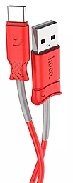 Кабель Hoco X24 Pisces Charged USB-A - Type-C 12w 2.4a 1м cable Red - мініатюра 3 Кабель Hoco X24 Pisces Charged USB-A - Type-C 12w 2.4a 1м cable Red - мініатюра 3
