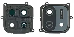 Скло камери Oppo A16e / A16k в рамке Black - фото Скло камери Oppo A16e / A16k в рамке Black
