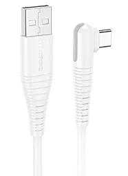 Кабель Borofone BX105 Corriente USB-A - Type-C 15w 3a 1м cable White - фото Кабель Borofone BX105 Corriente USB-A - Type-C 15w 3a 1м cable White